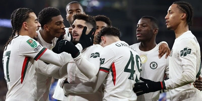 Chelsea dễ dàng vượt qua Cardiff để lọt vào bán kết Cúp Liên đoàn Anh
