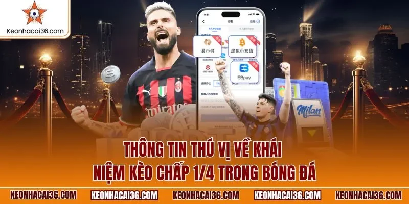Thông tin thú vị về khái niệm kèo chấp 1/4 trong bóng đá